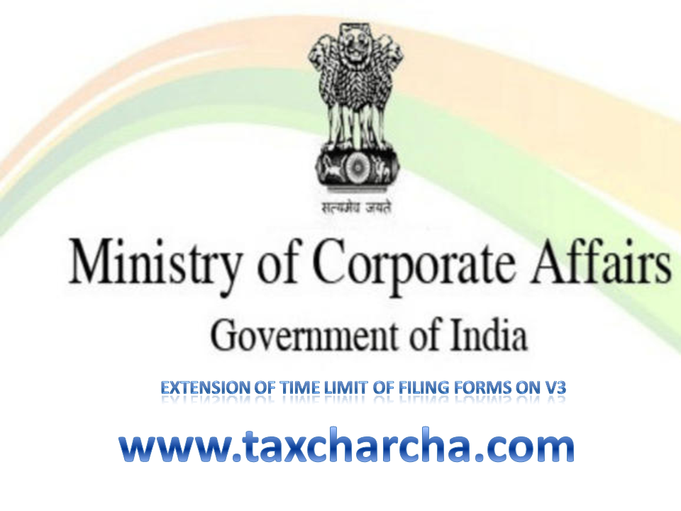 mca extends time limit for filing forms